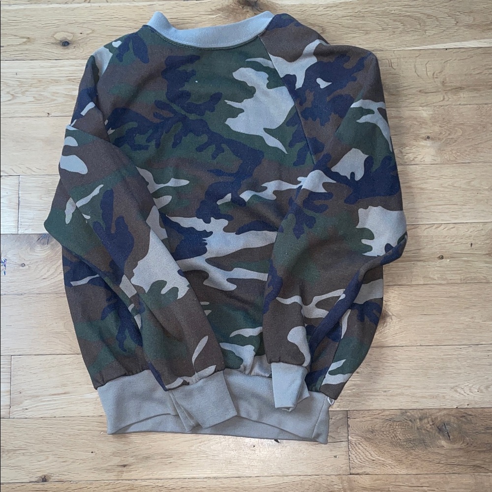 Men's Camouflage Crewneck Sweater